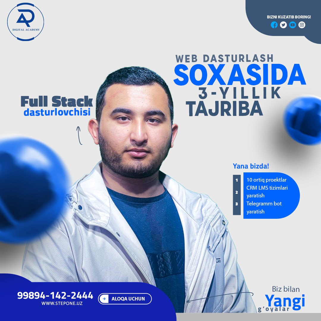 Mentor Diyorbek Alimov